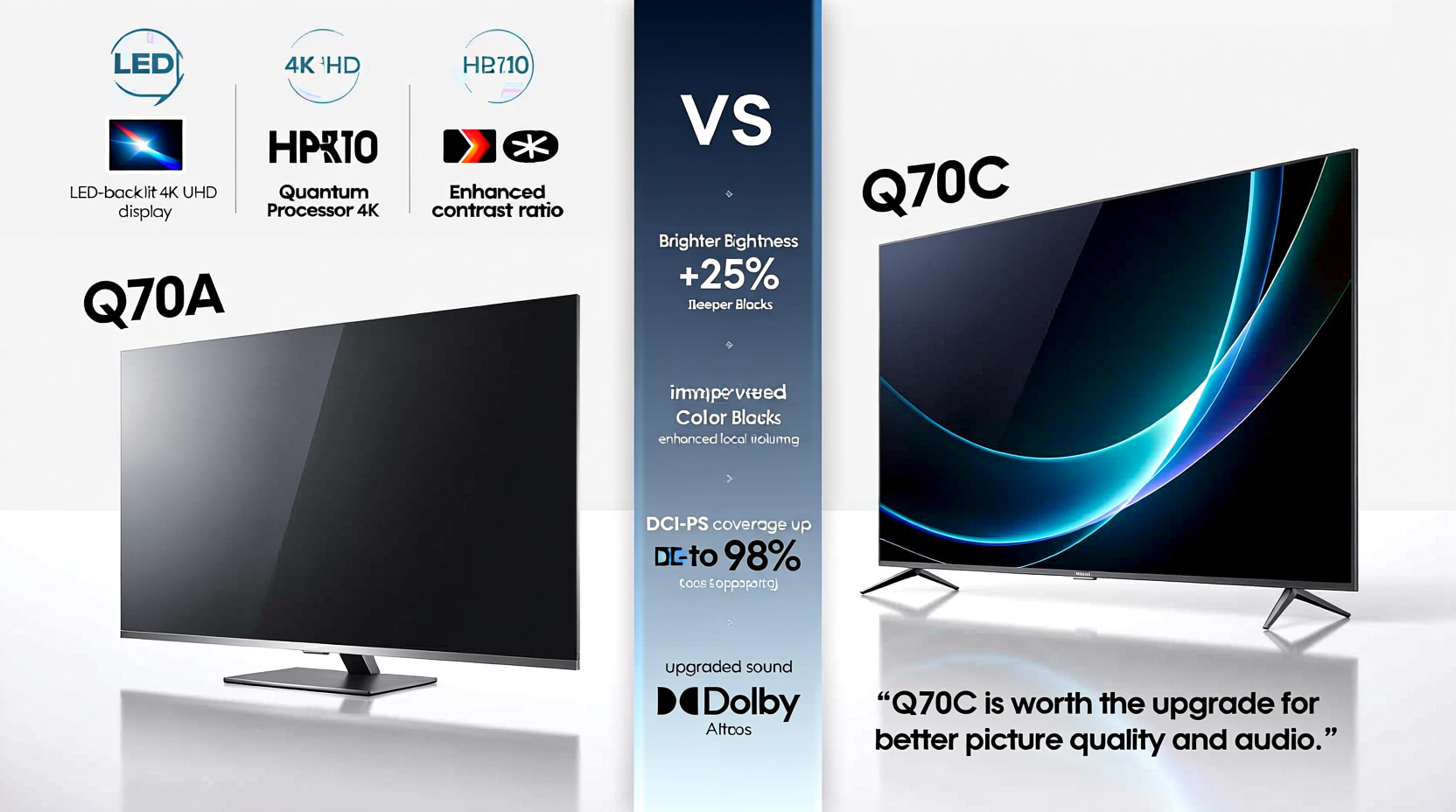 samsung q70c vs q70a is the newer model really worth the upgrade