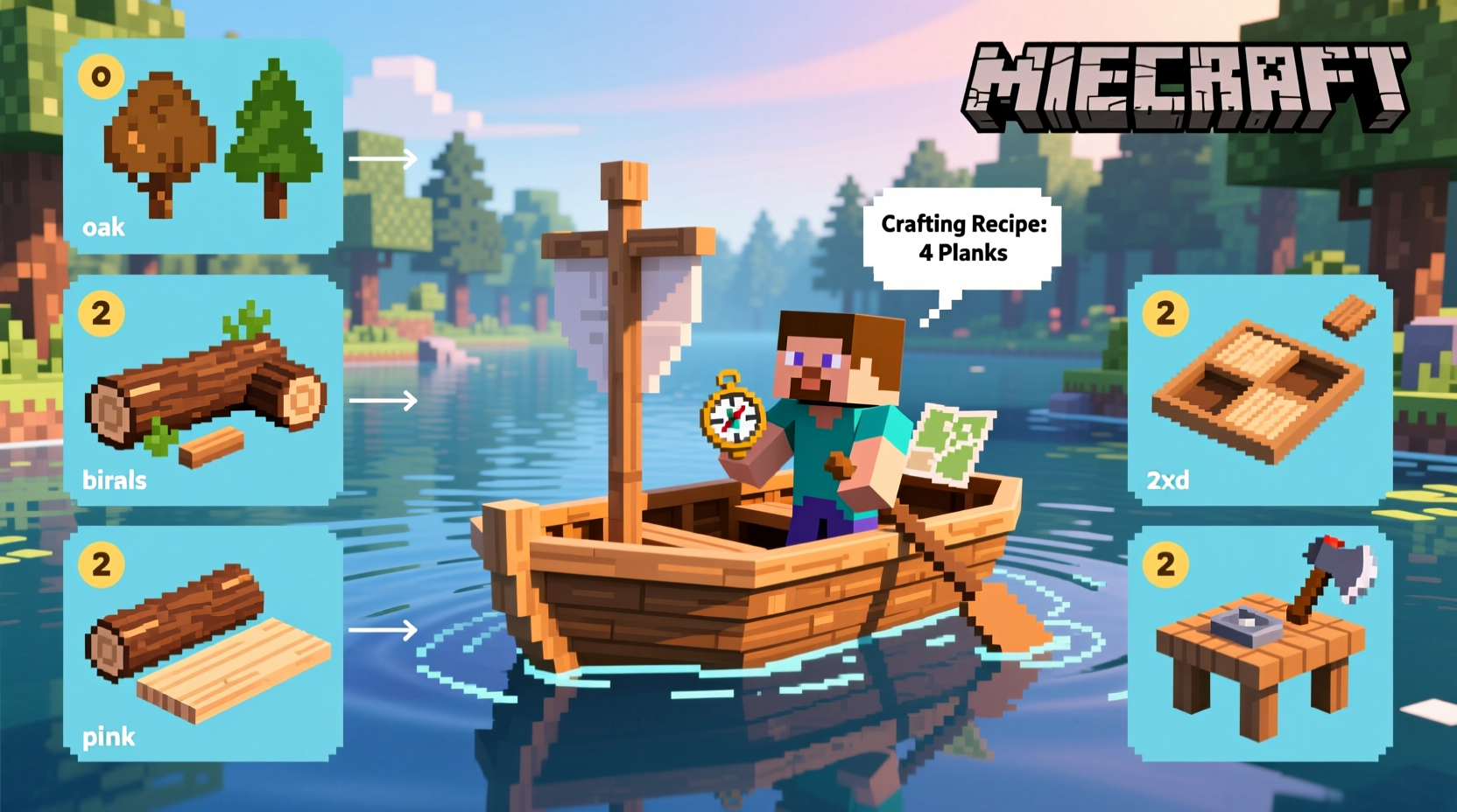 mastering minecraft boats a complete guide to crafting and using boats efficiently