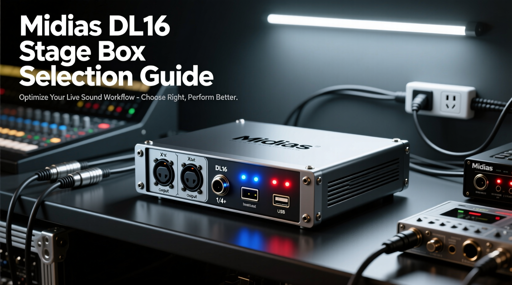 midas dl 16 stage box