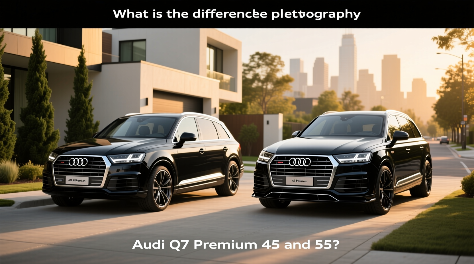 Audi Q7 45 vs 55 Guide: How to Choose the Right Trim