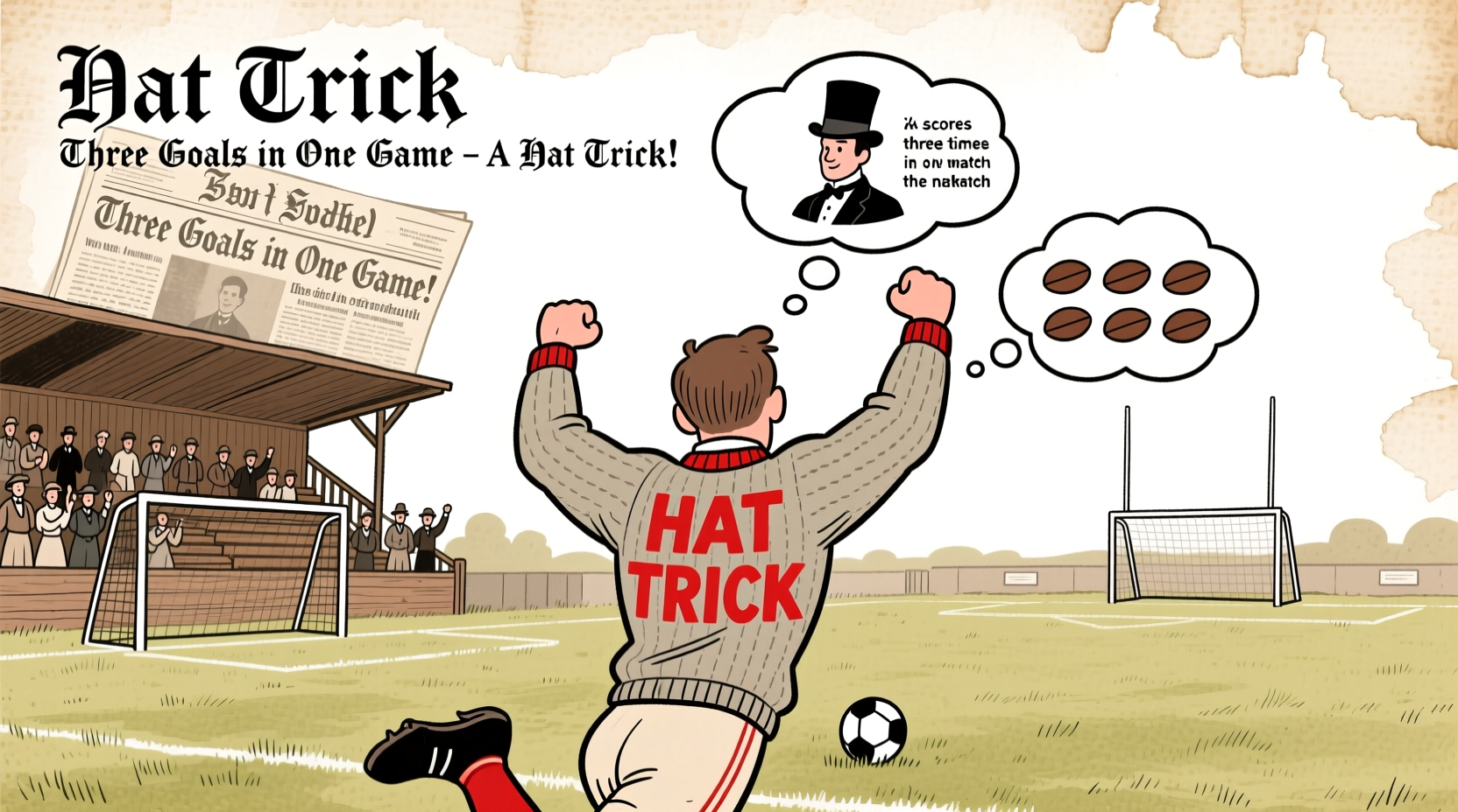 why is scoring three goals a hat trick the origin explained