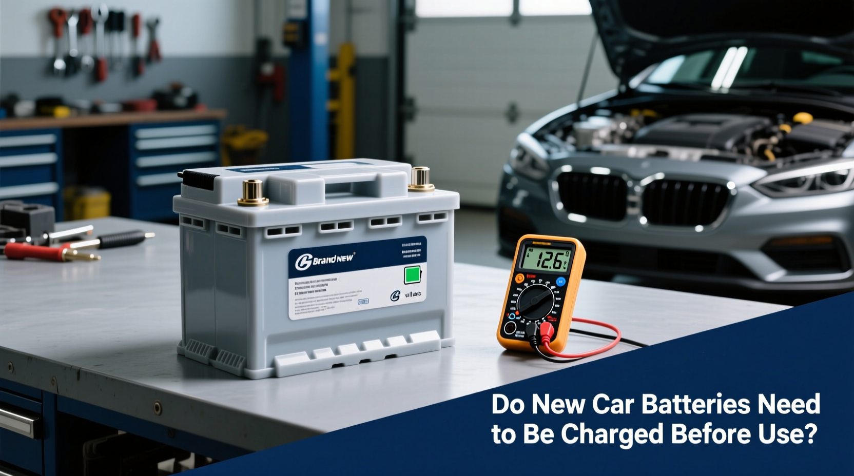 do new car batteries need to be charged