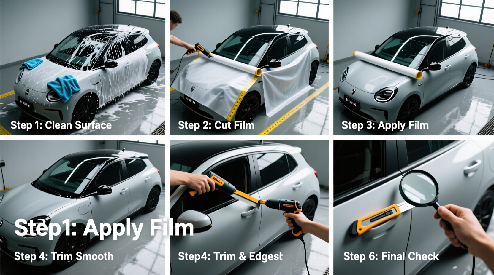 DIY vehicle wrap step-by-step process