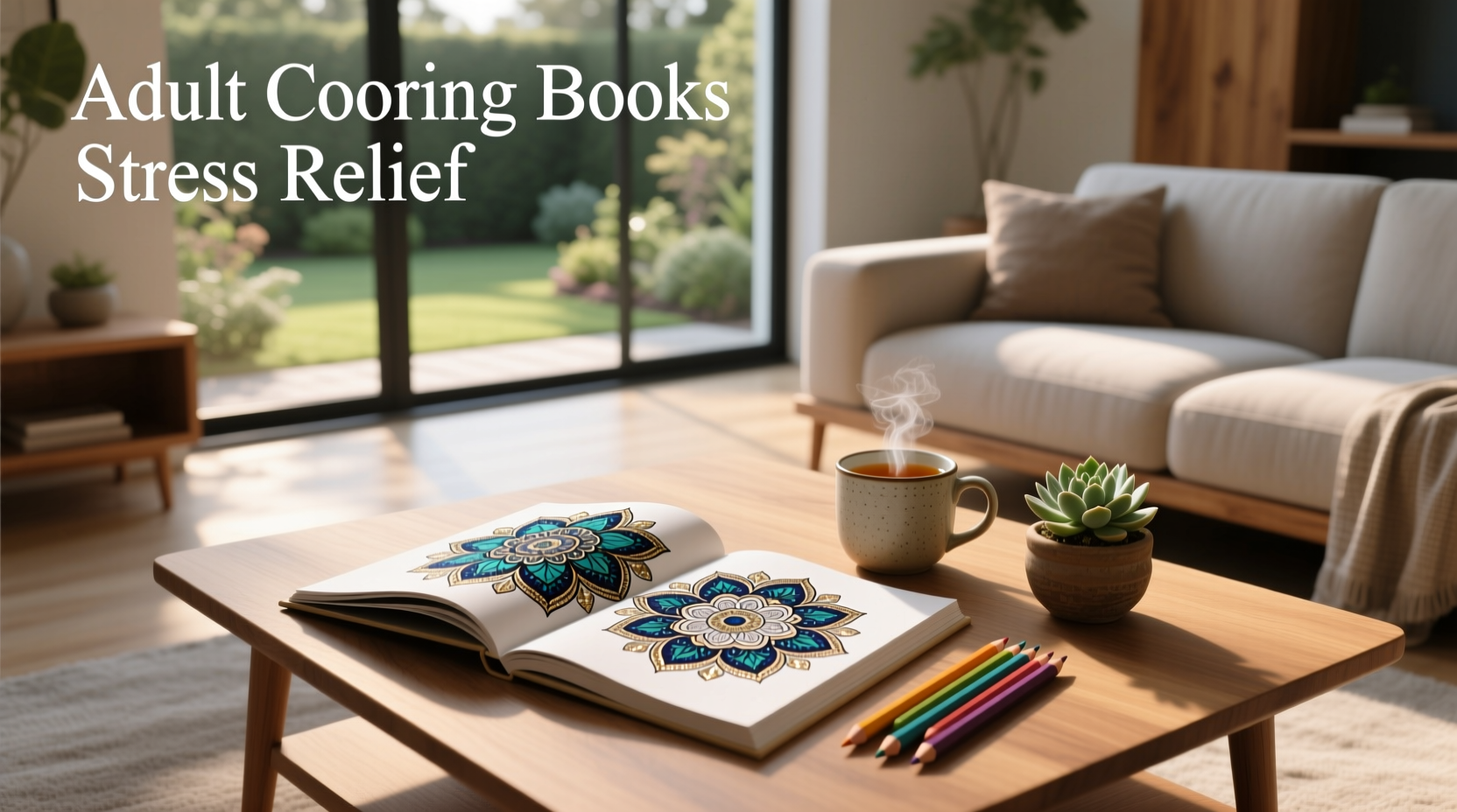 adult coloring books for stress relief