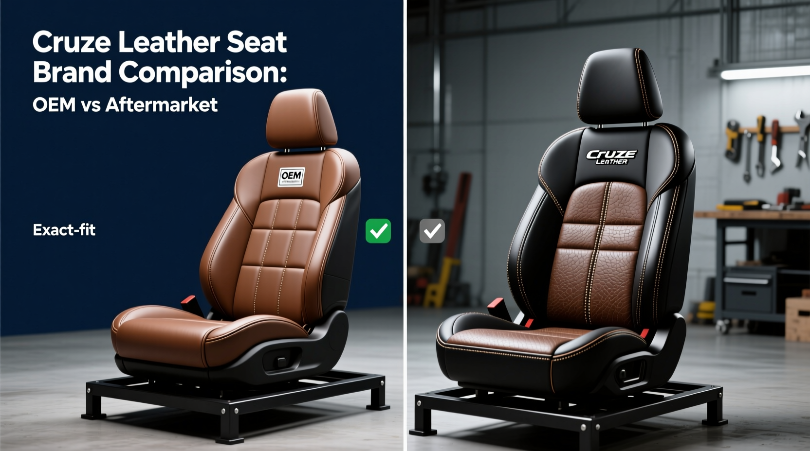 cruze leather seat brand comparison