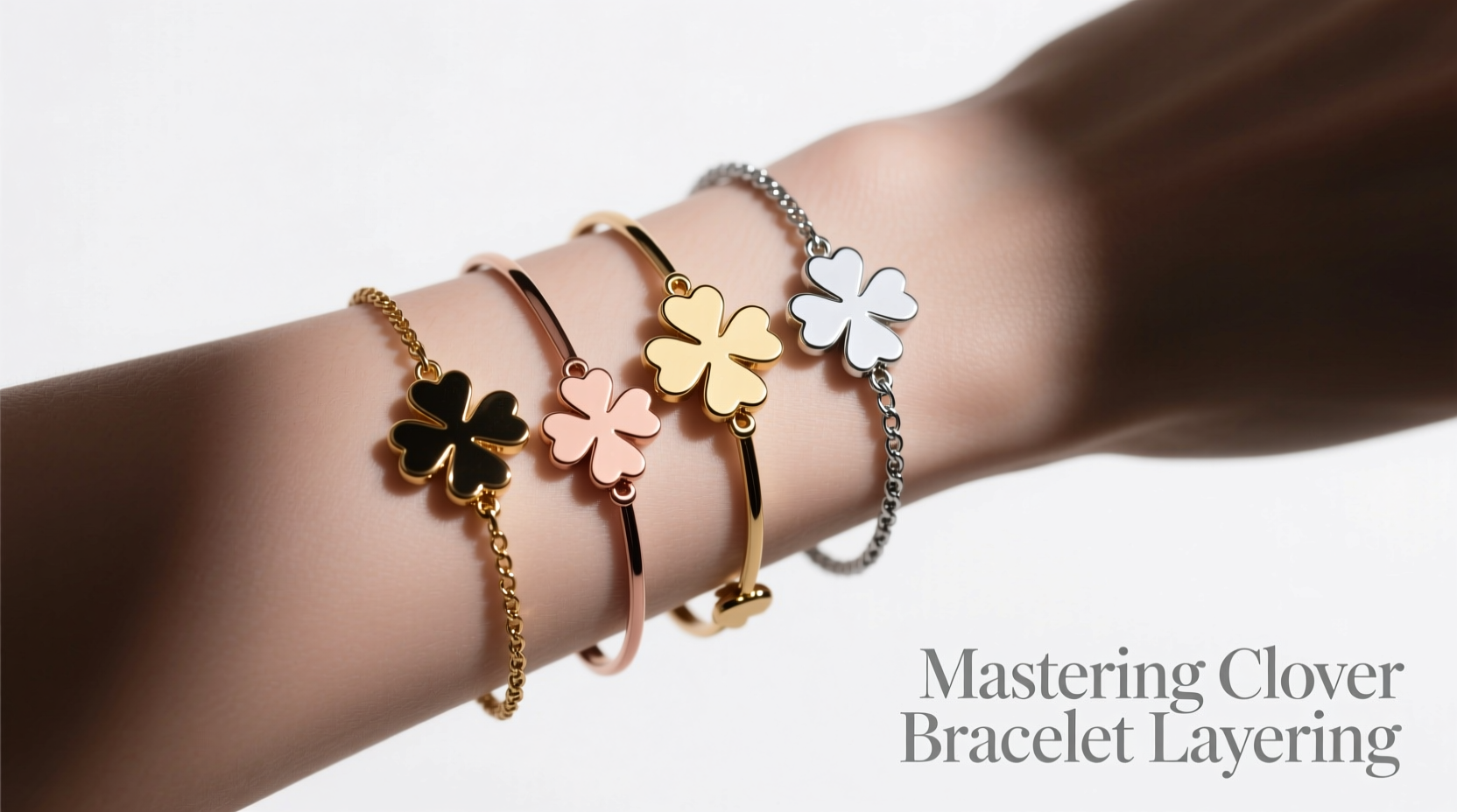 mastering clover bracelet layering stylish strategies to elevate your wrist game