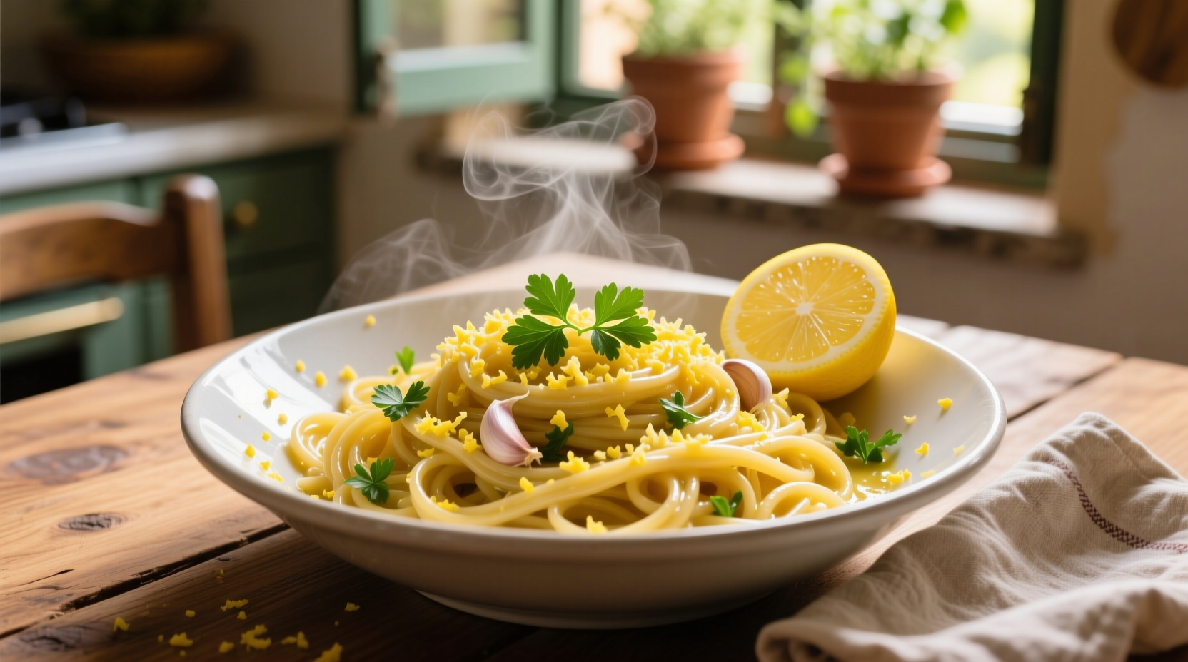 Perfect Lemon Garlic Pasta Recipe in 20 Minutes