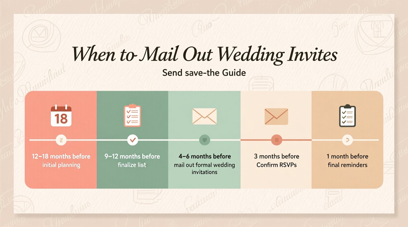 when to mail out wedding invites