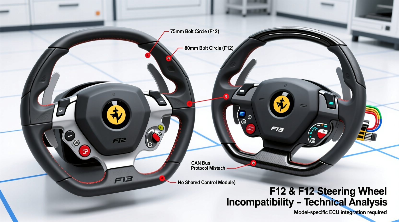 f12 f13 steering wheel compatibility