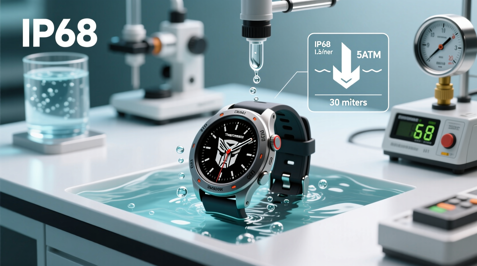 how to safely and effectively test the waterproof rating of your transformers smartwatch