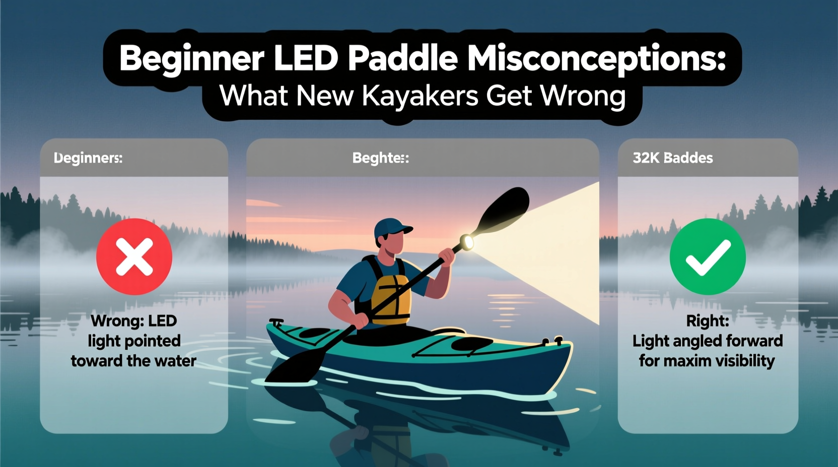 beginner led paddle misconceptions