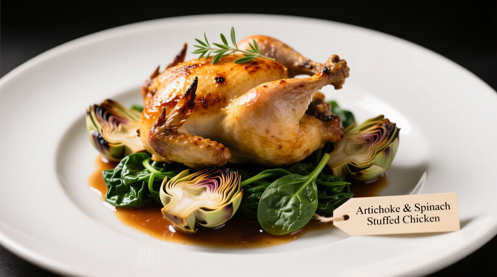 Perfect Stuffed Chicken with Artichoke and Spinach Recipe