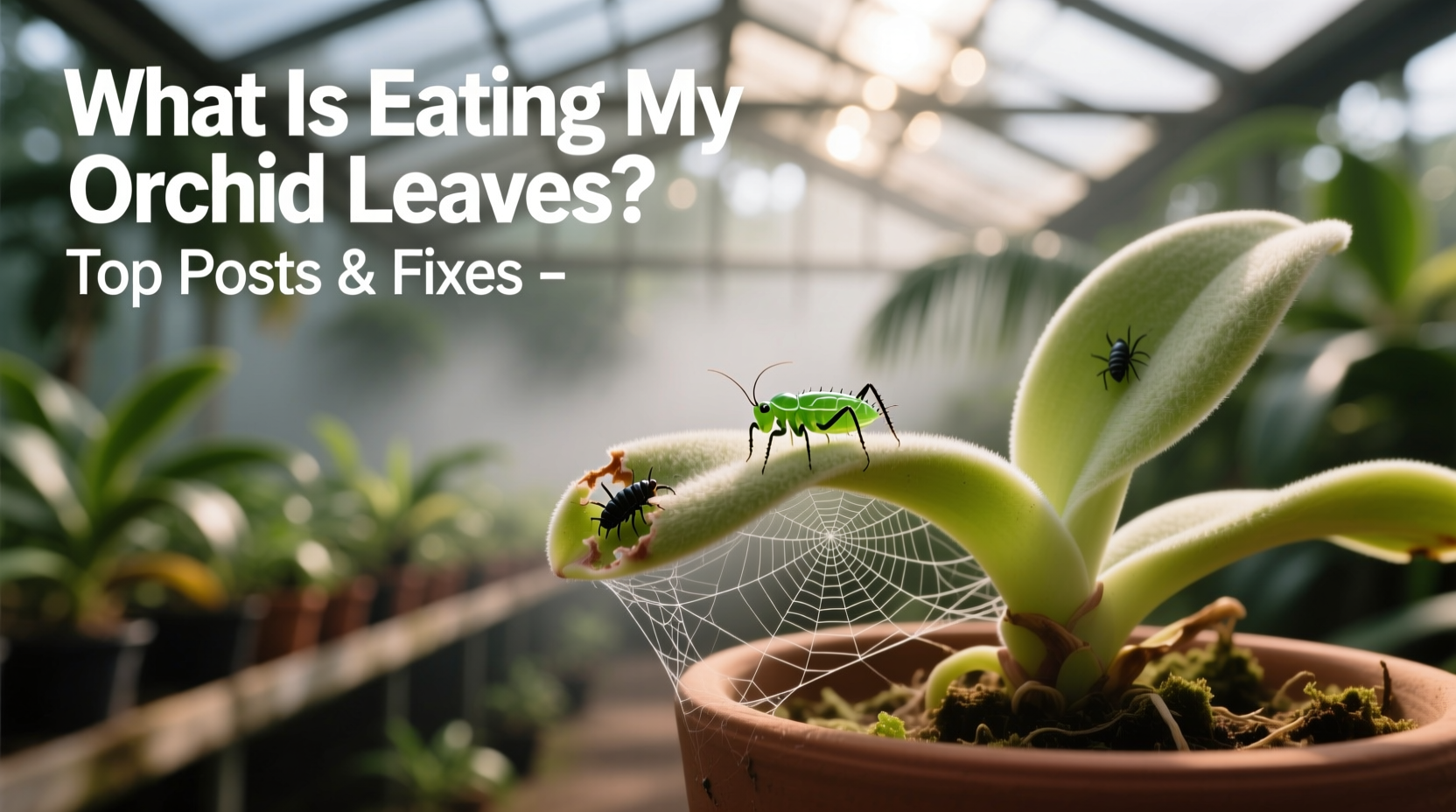 What Is Eating My Orchid Leaves? Top Pests & Fixes