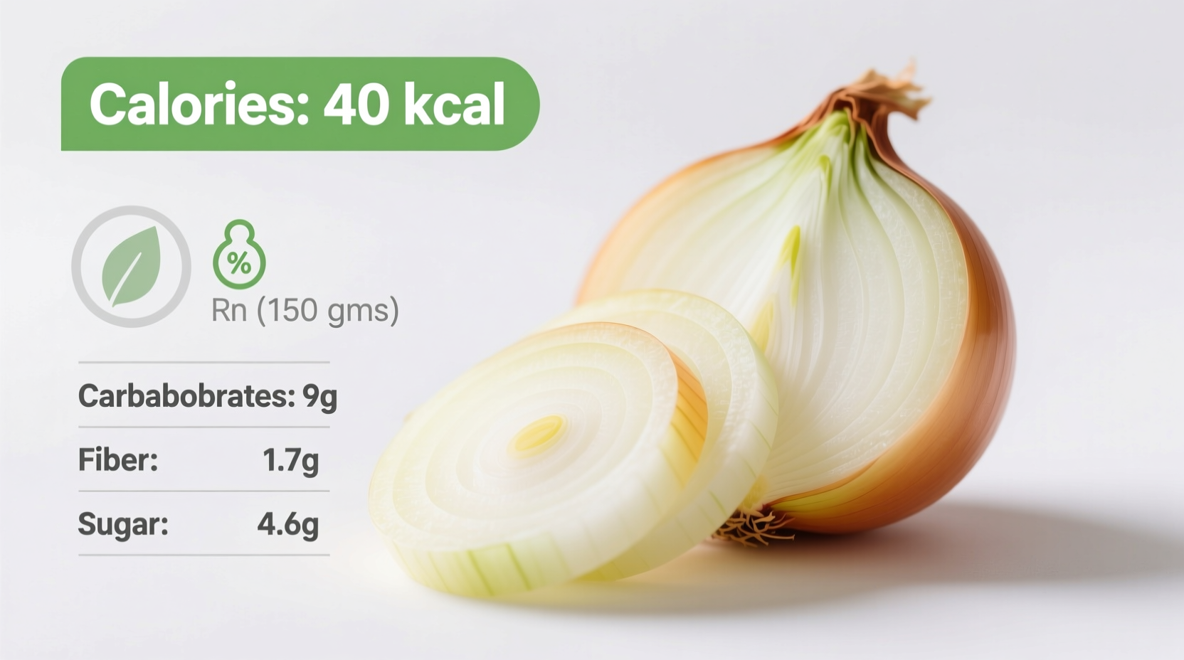 how many calories onion