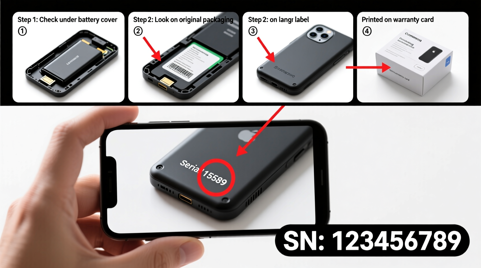 how to easily locate serial numbers on any product a step by step guide