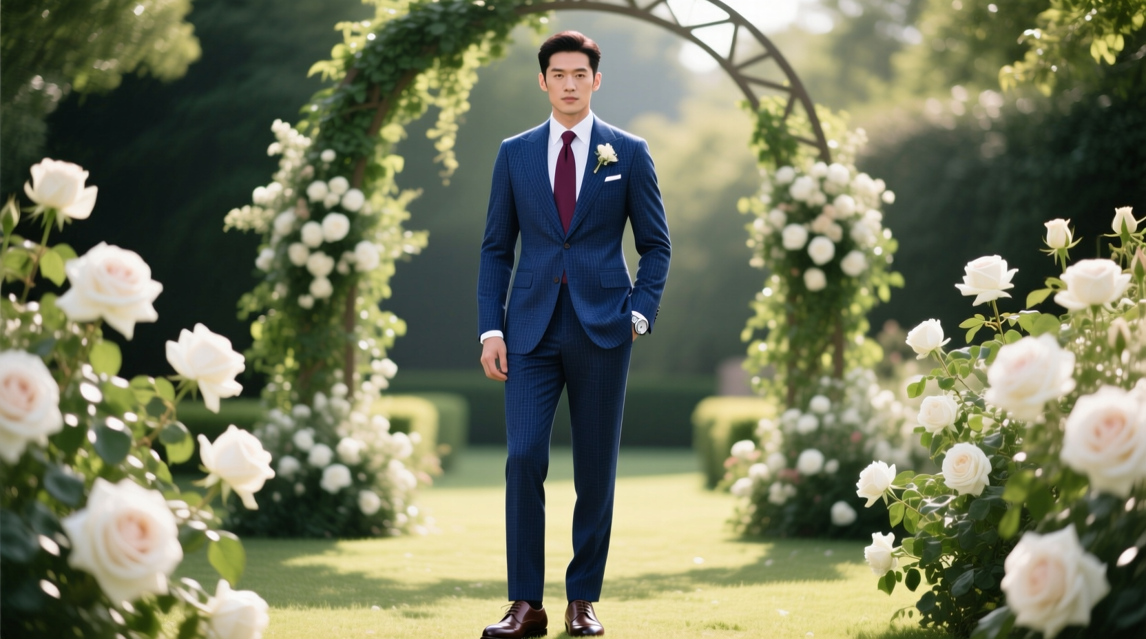 what colour suit to wear for a wedding