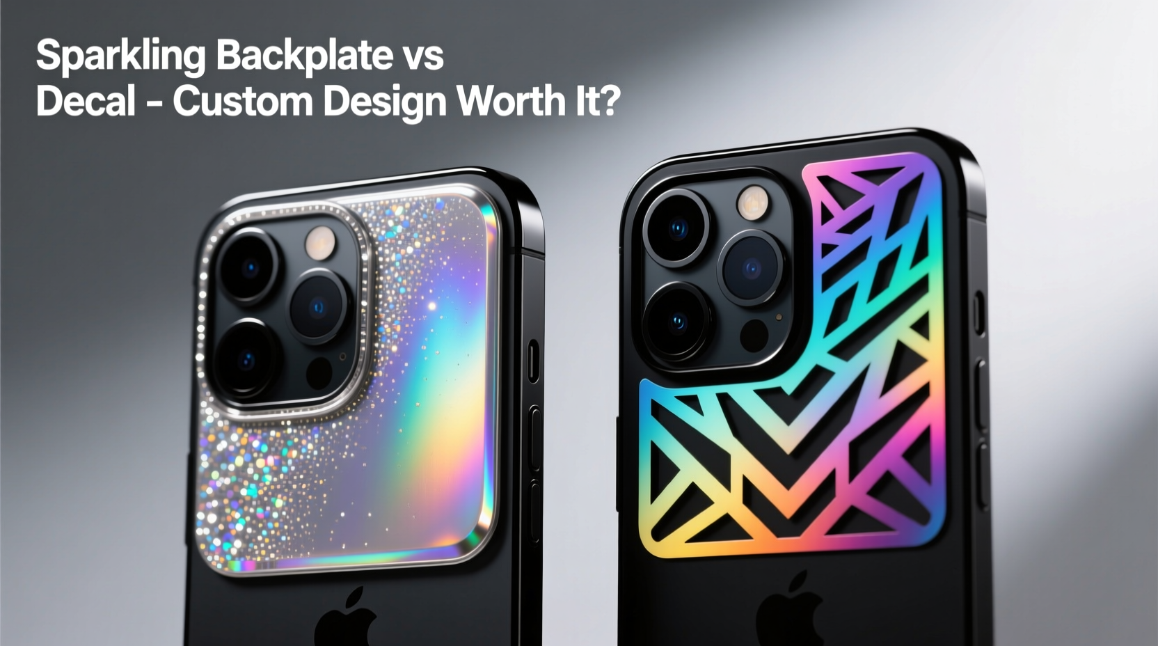 sparkling backplate vs decal are custom designs still worth it