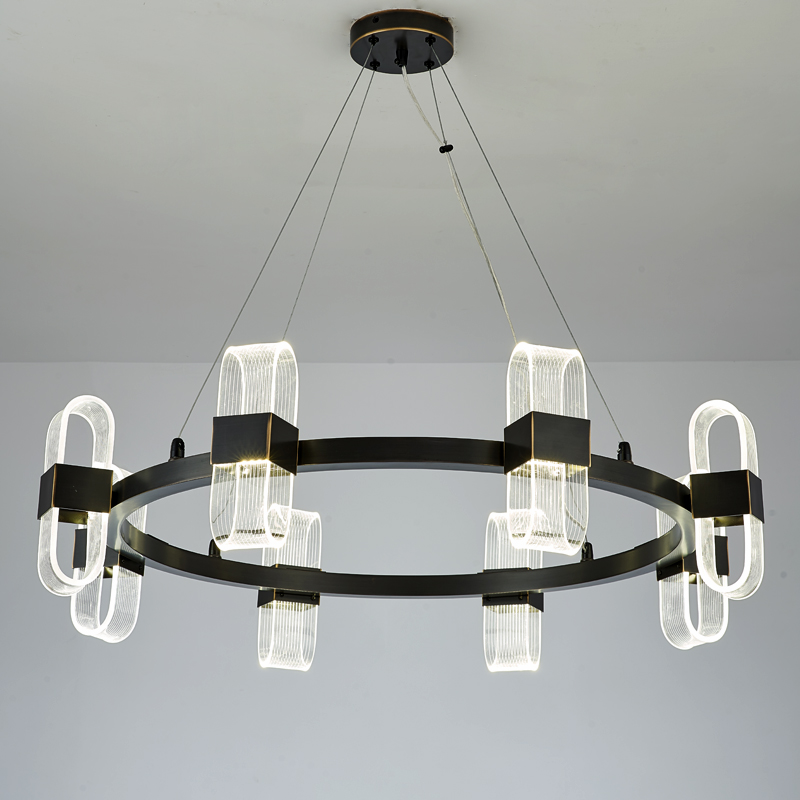 2020 New Hot Sale Indoor Art Fancy Design Sumptuous Pendant LED Chandelier Glass Lamps Modern Luxury Living Room Decor Lighting