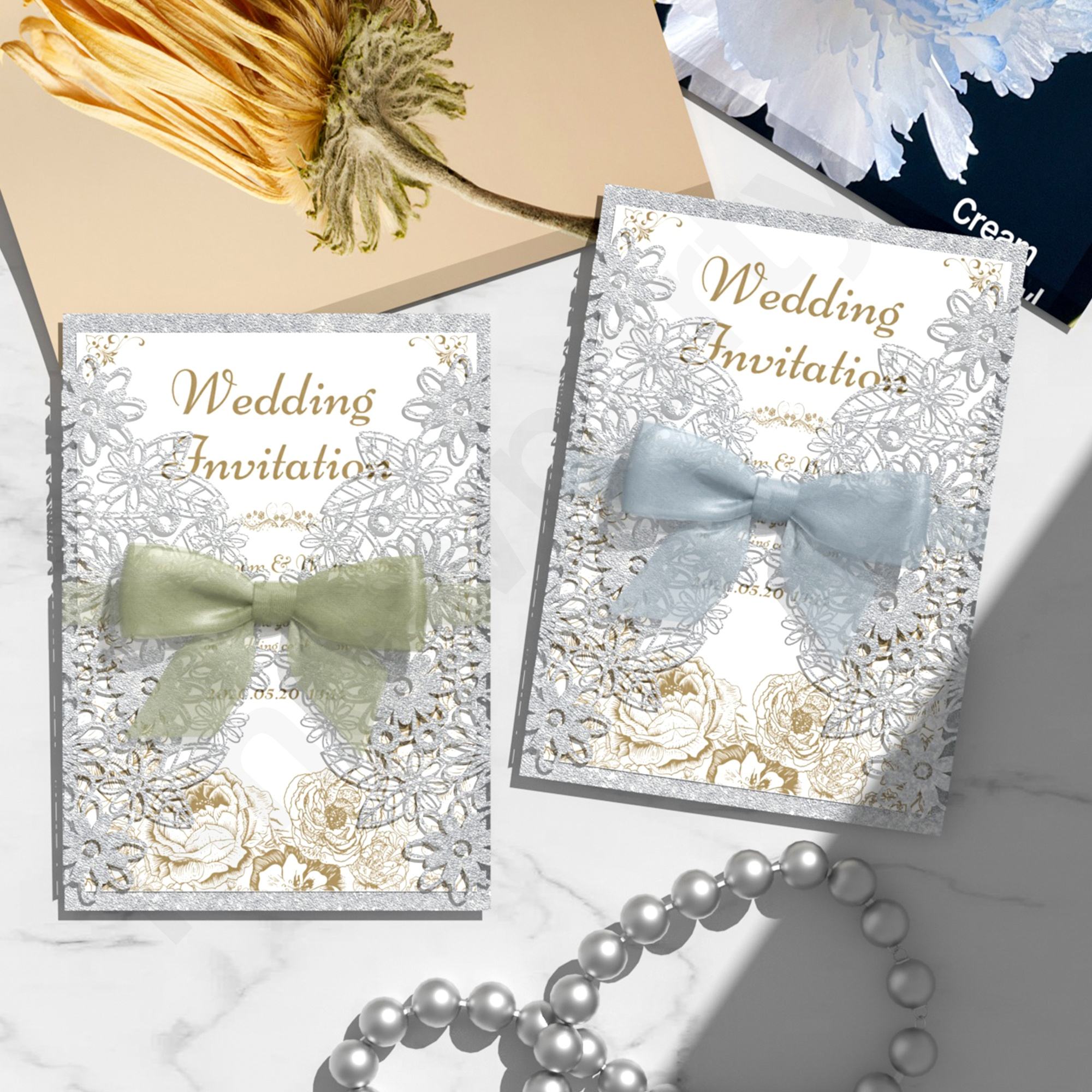 standard wedding invitation dimensions