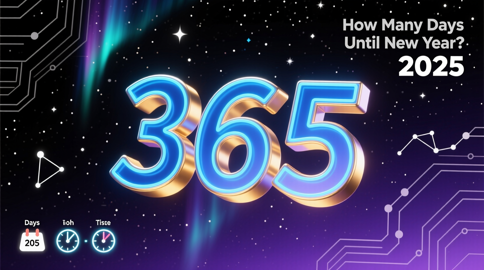 how many days until new year countdown