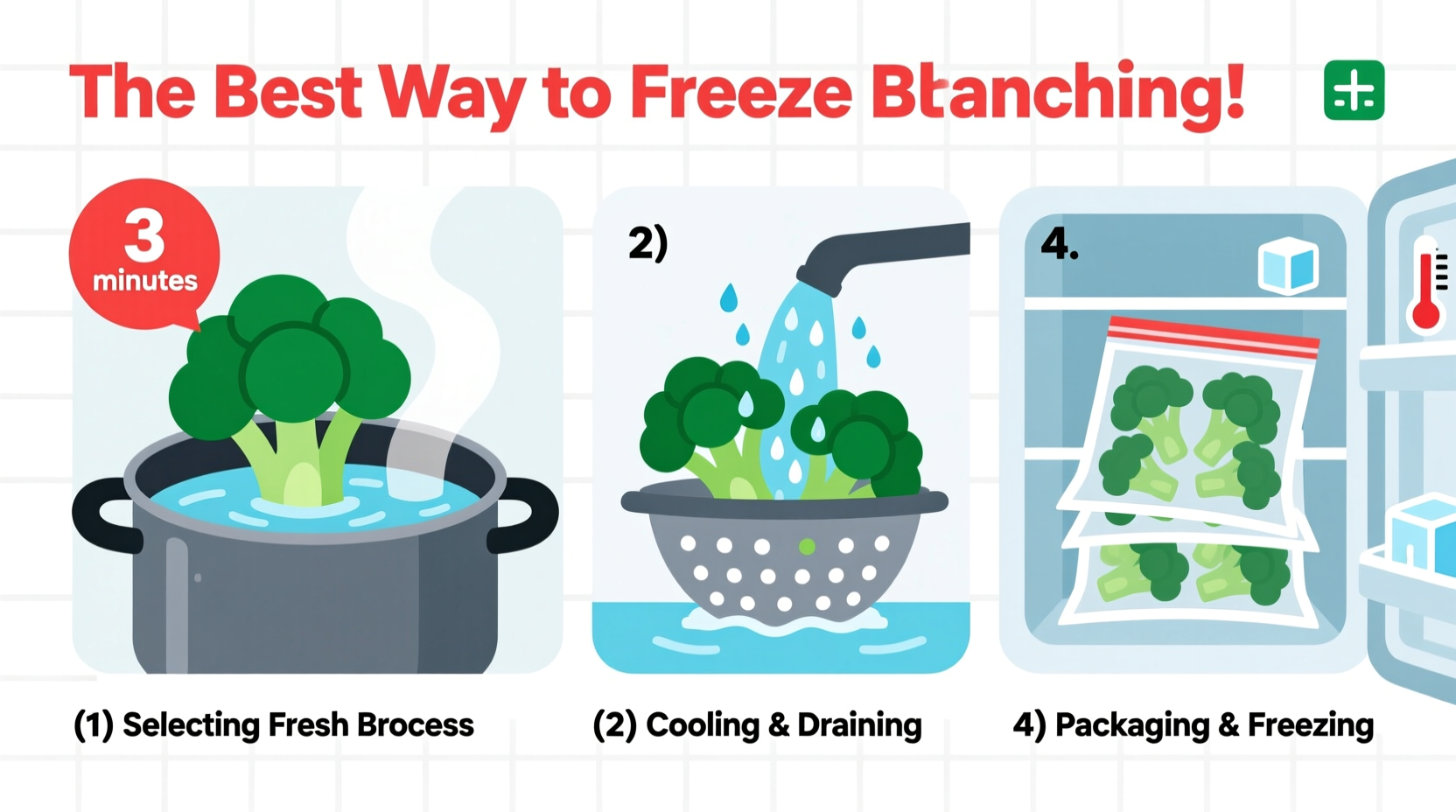 easy and practical guide for the best way to freeze broccoli