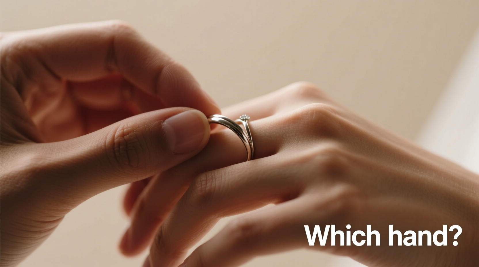 which hand does your wedding ring go on