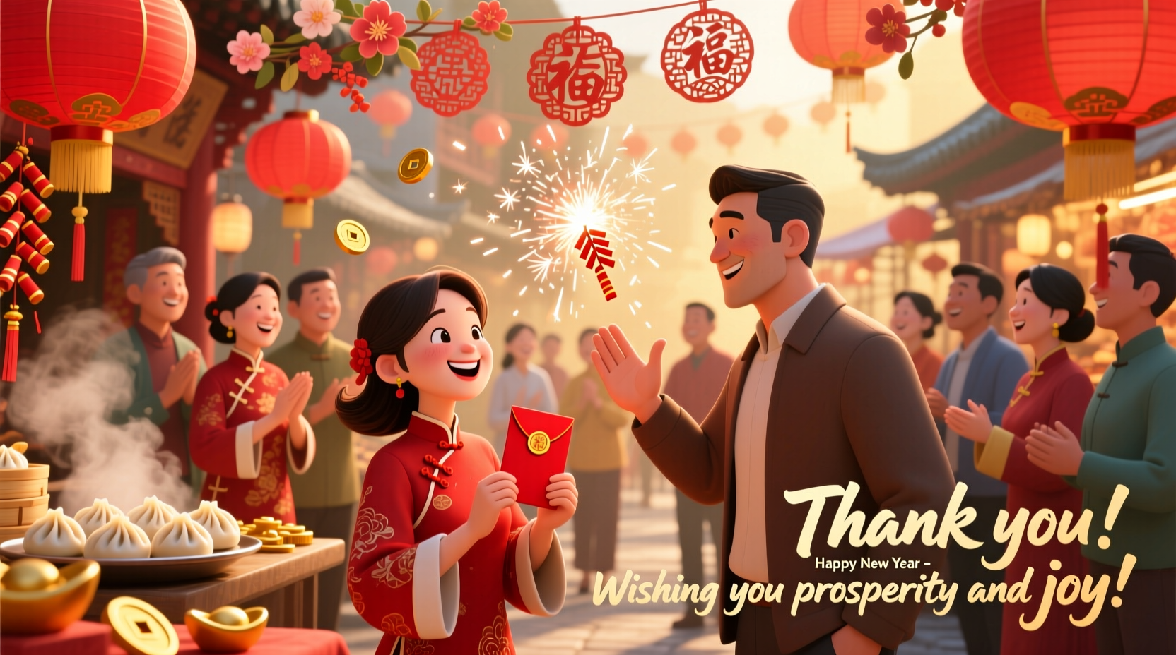 when someone says happy new year how should we answer