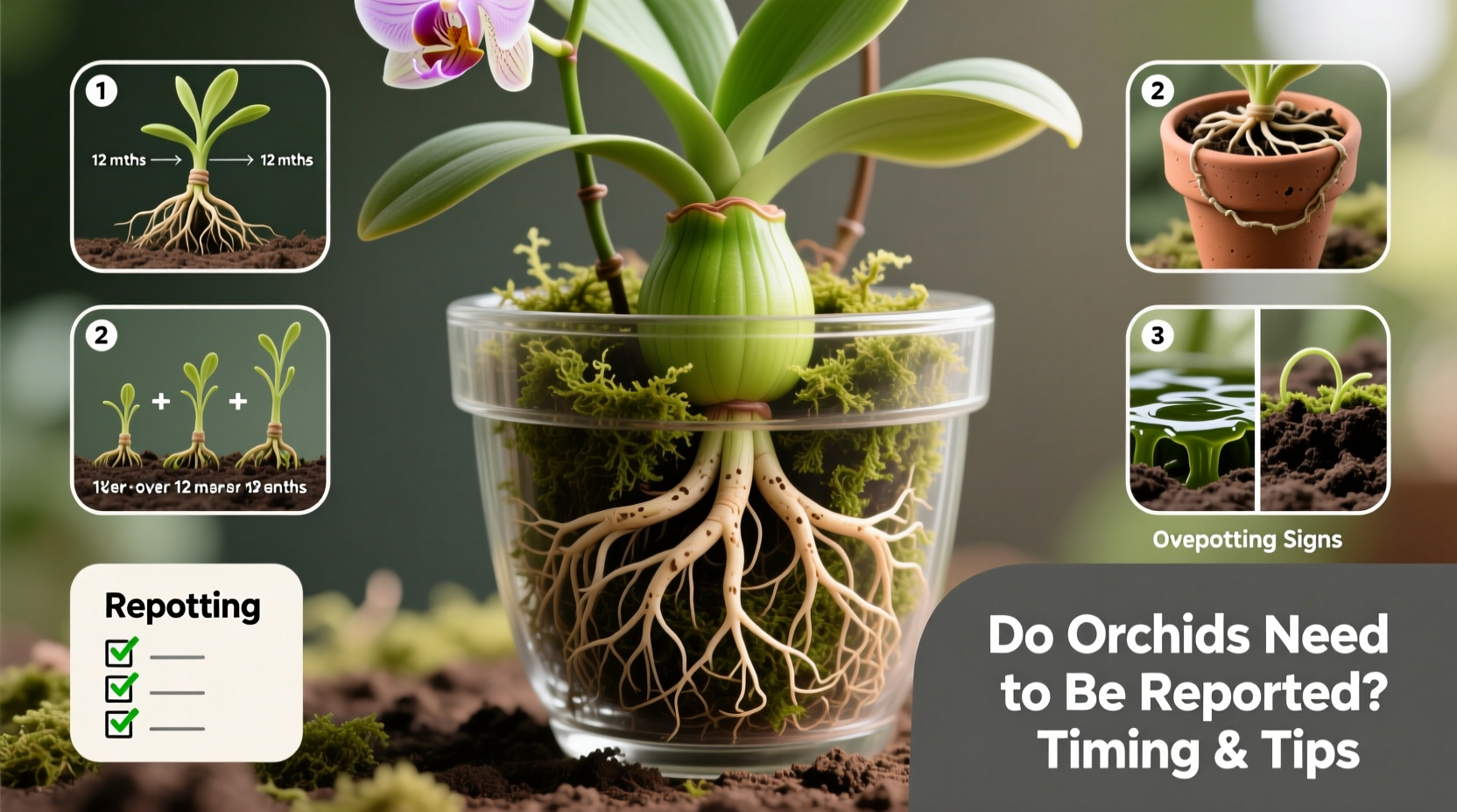 do orchids need to be repotted