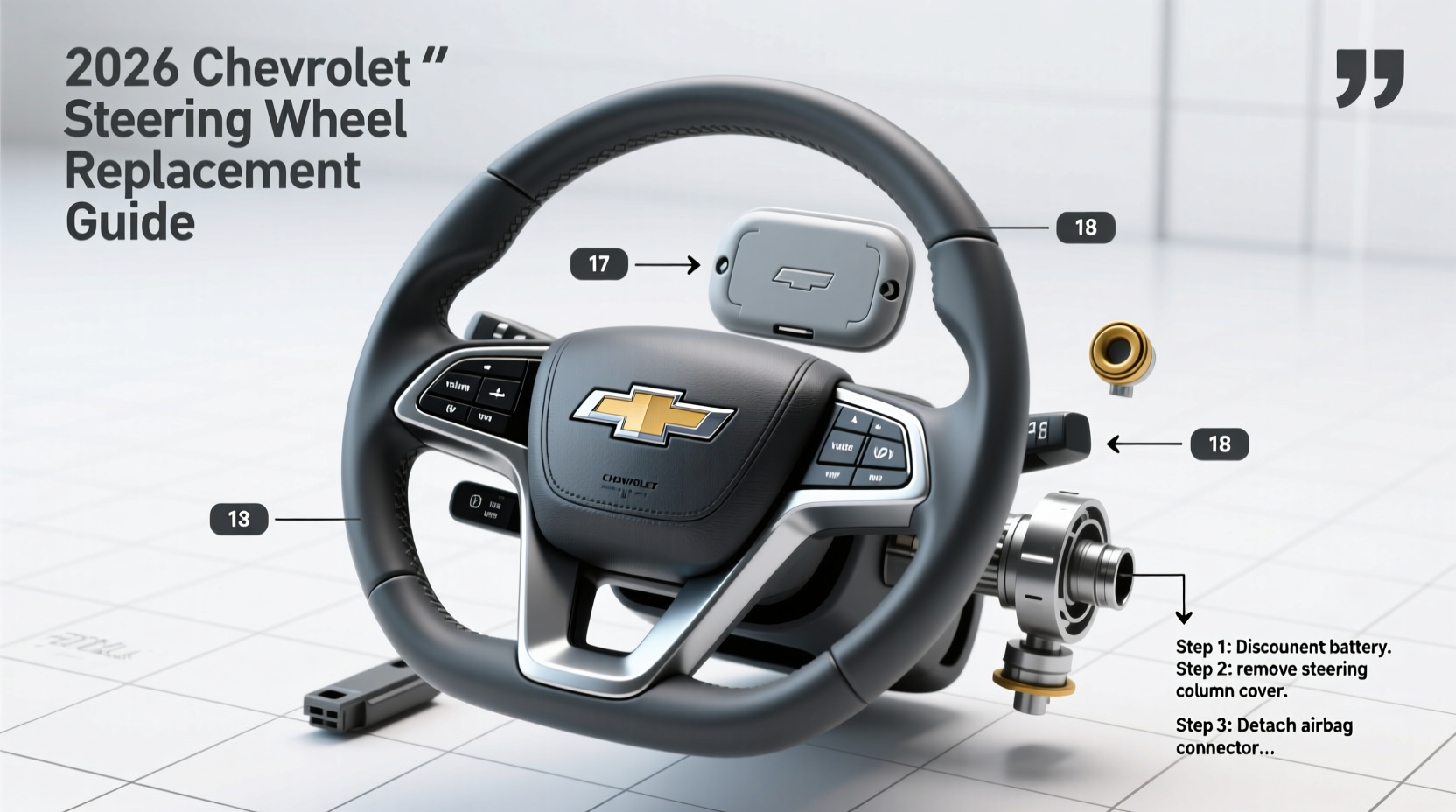 2026 Chevrolet Steering Wheel Replacement Guide