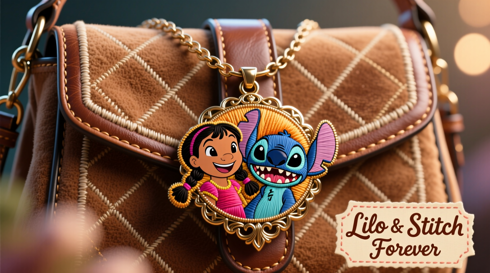 creative ways to personalize your handbag with a unique lilo and stitch pendant