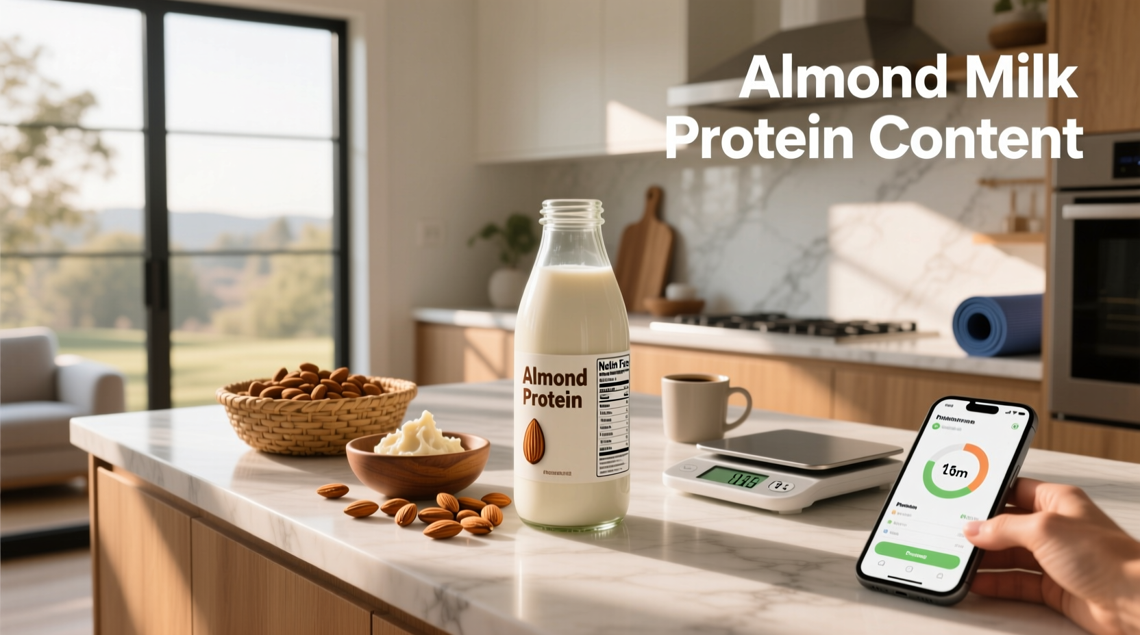 almond milk protein content explained