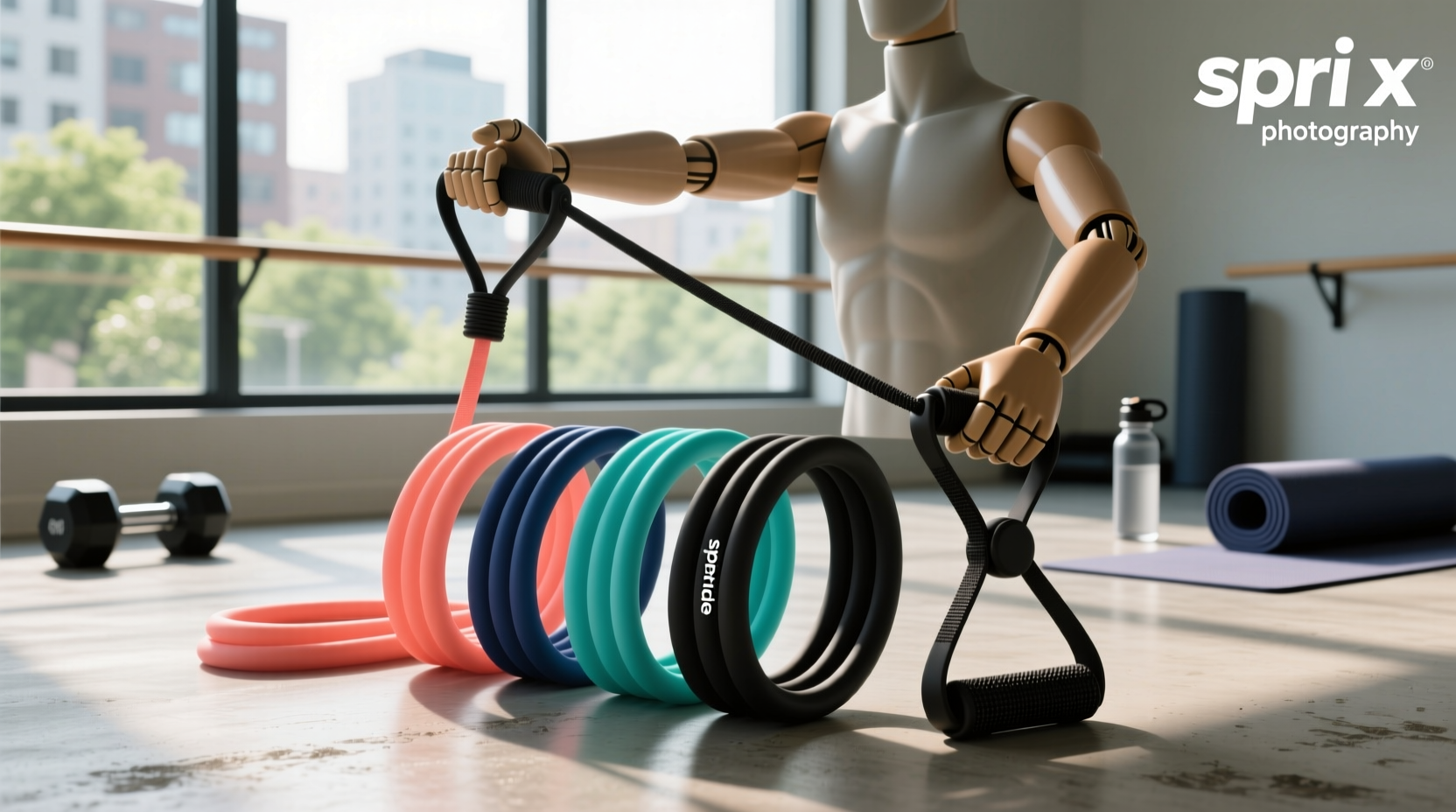 adding handles to resistance bands