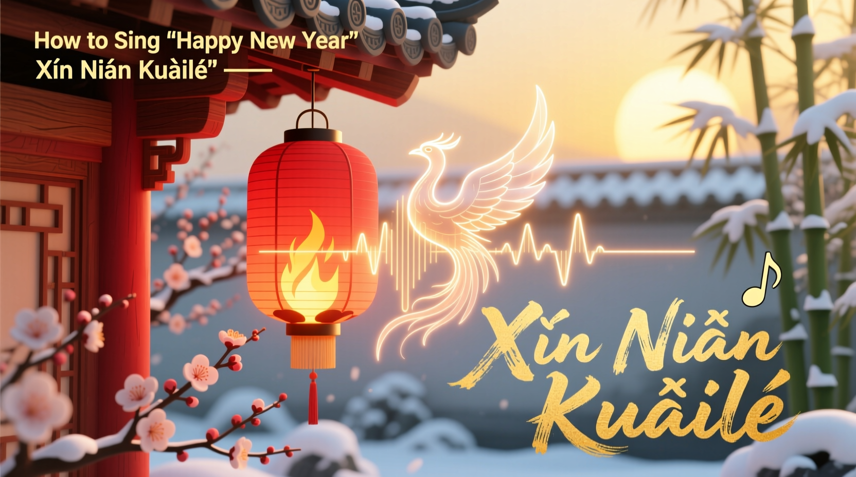 how to sing happy new year in chinese