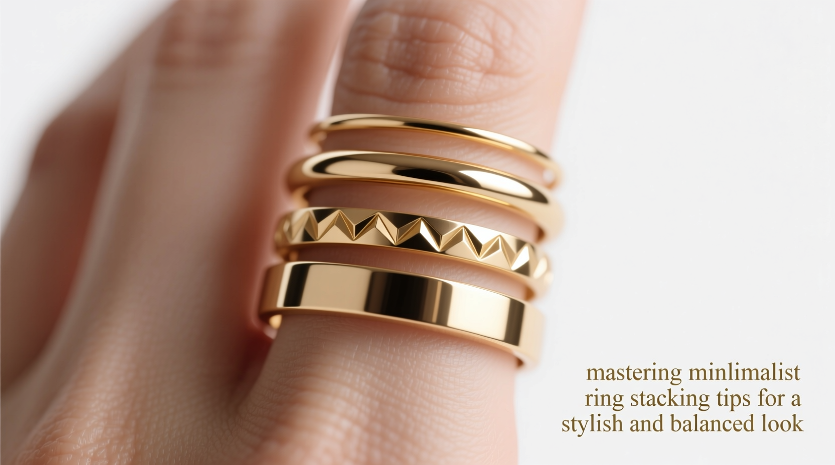 mastering minimalist ring stacking tips for a stylish and balanced look