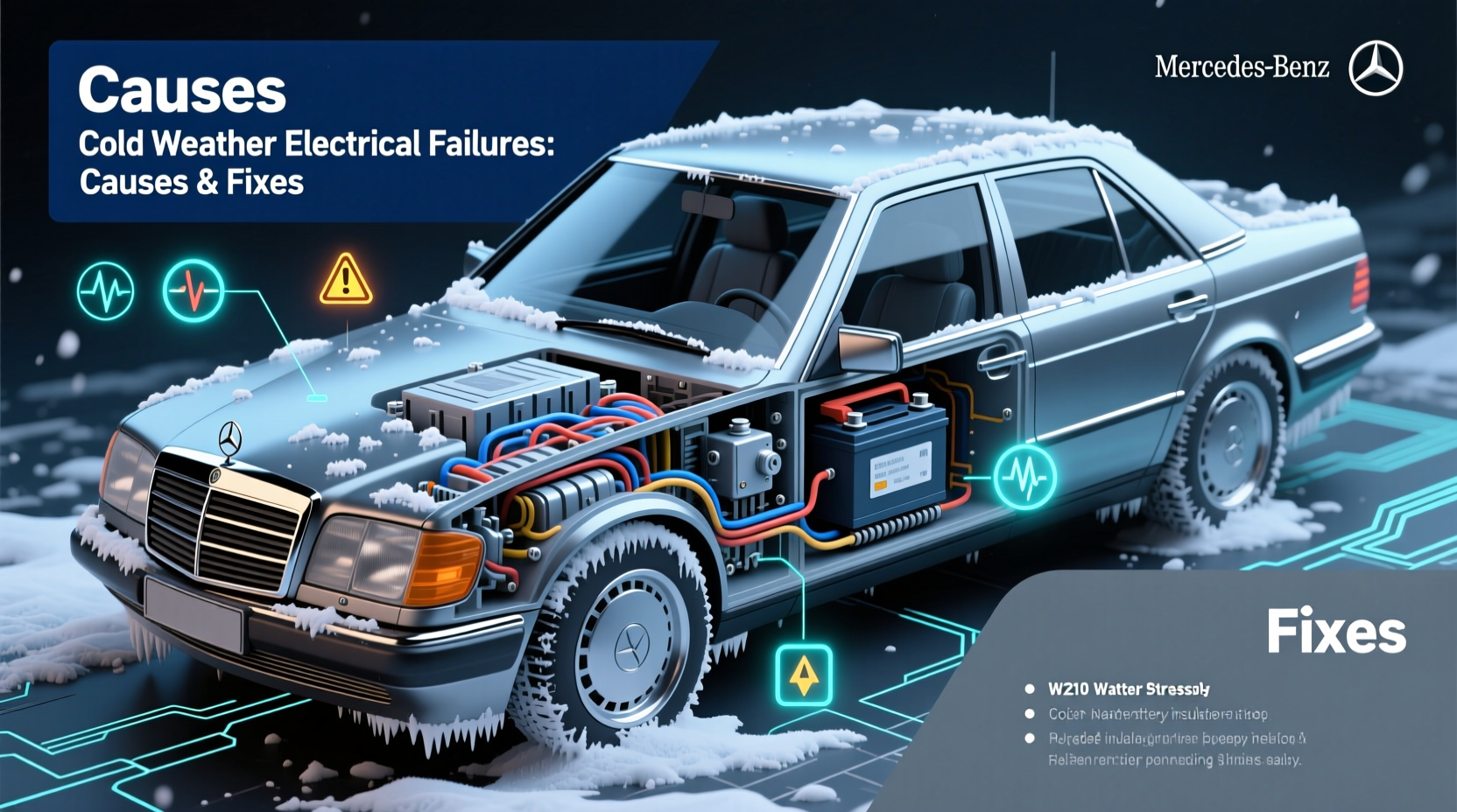 w210 cold weather electrical failures