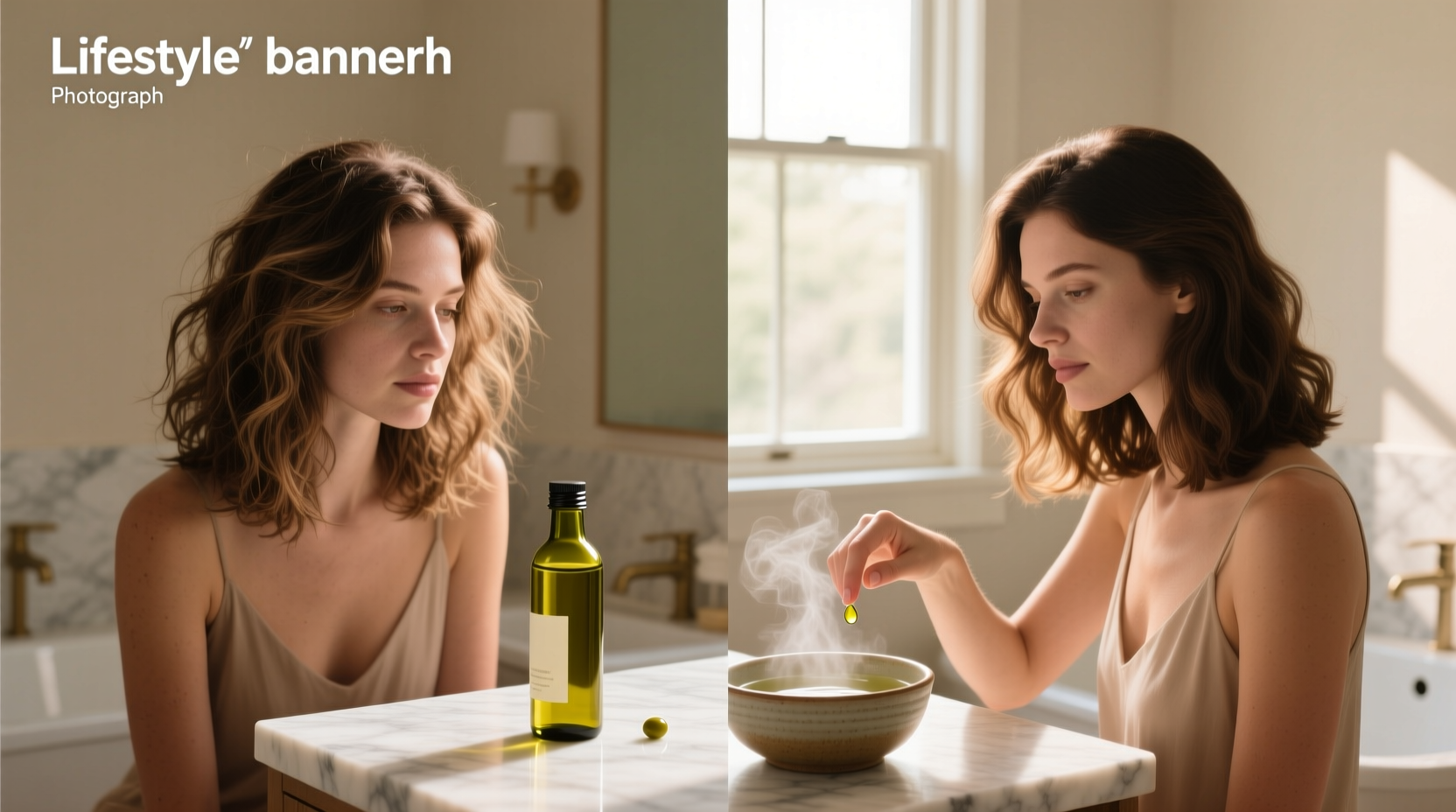 olive oil in hair before and after results