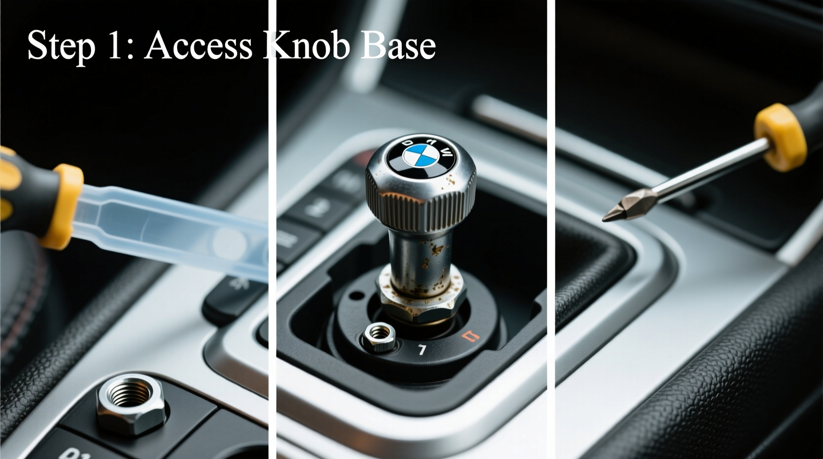 e46 loose gear knob fix