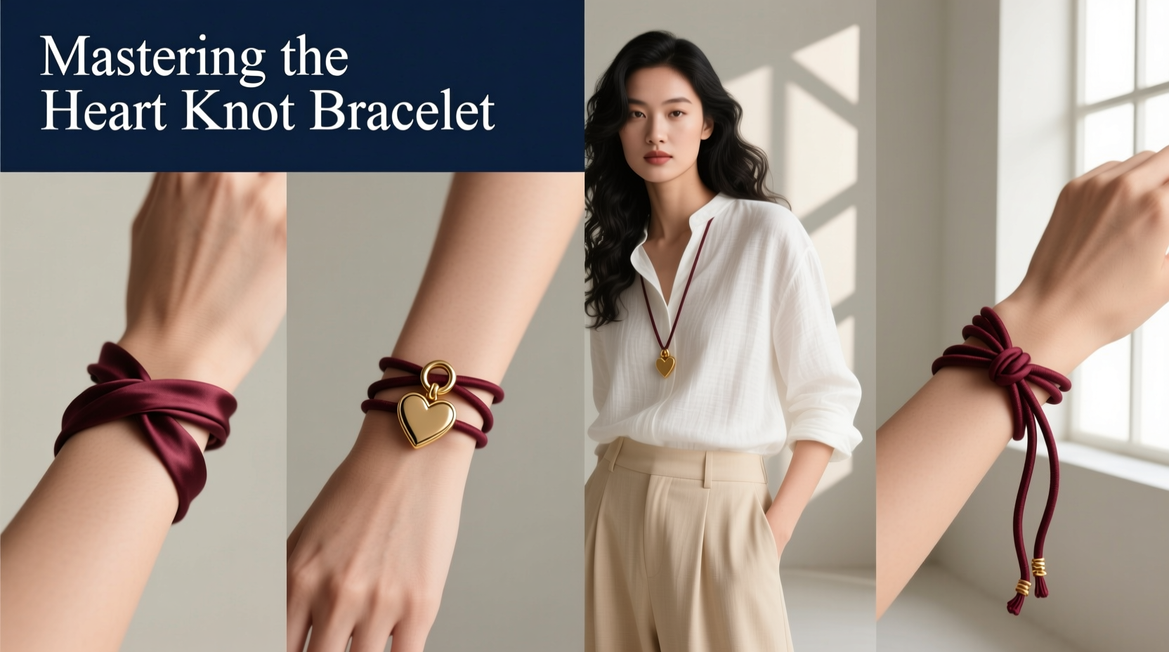 mastering the heart knot wrap bracelet stylish ways to wear and style it with ease