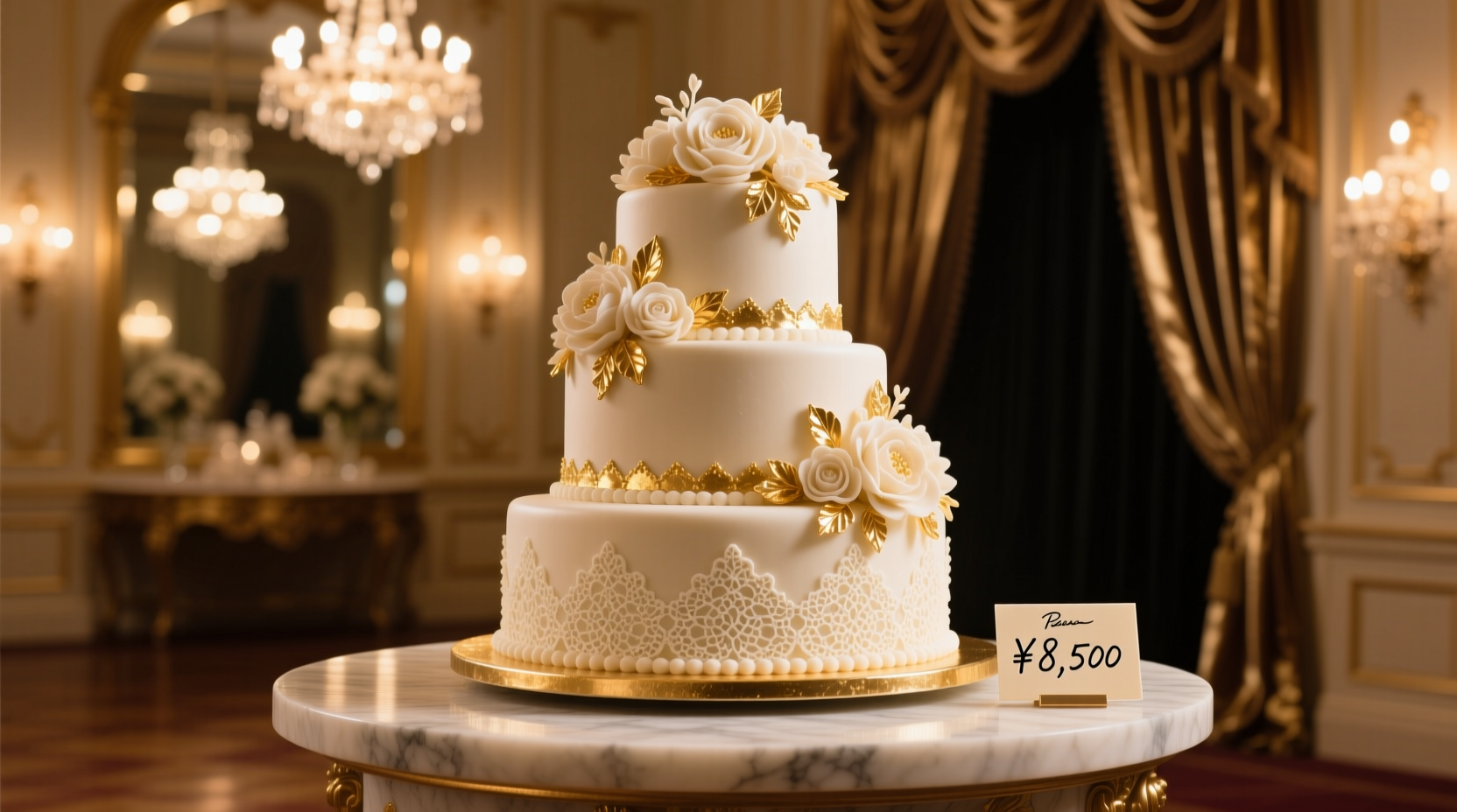 how much does a wedding cake cost