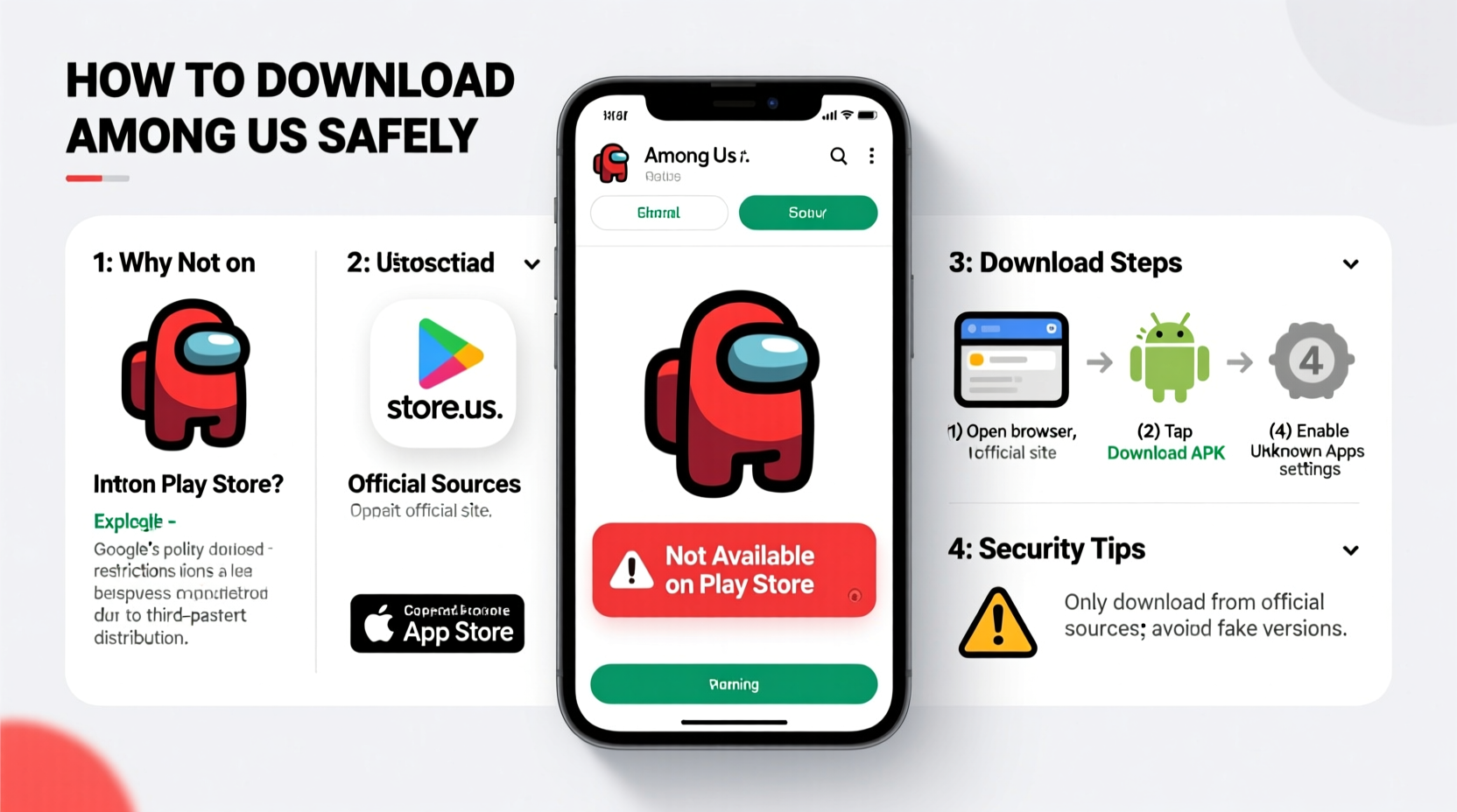 among us not on play store reasons how to download