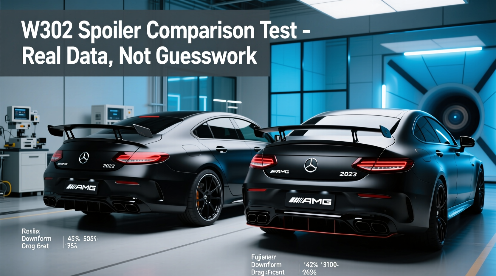 w202 spoiler comparison test