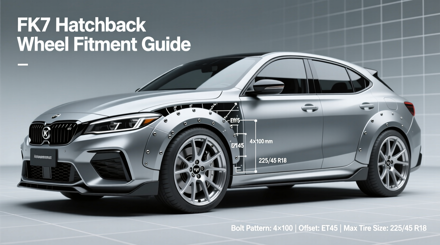 fk7 hatchback wheel fitment