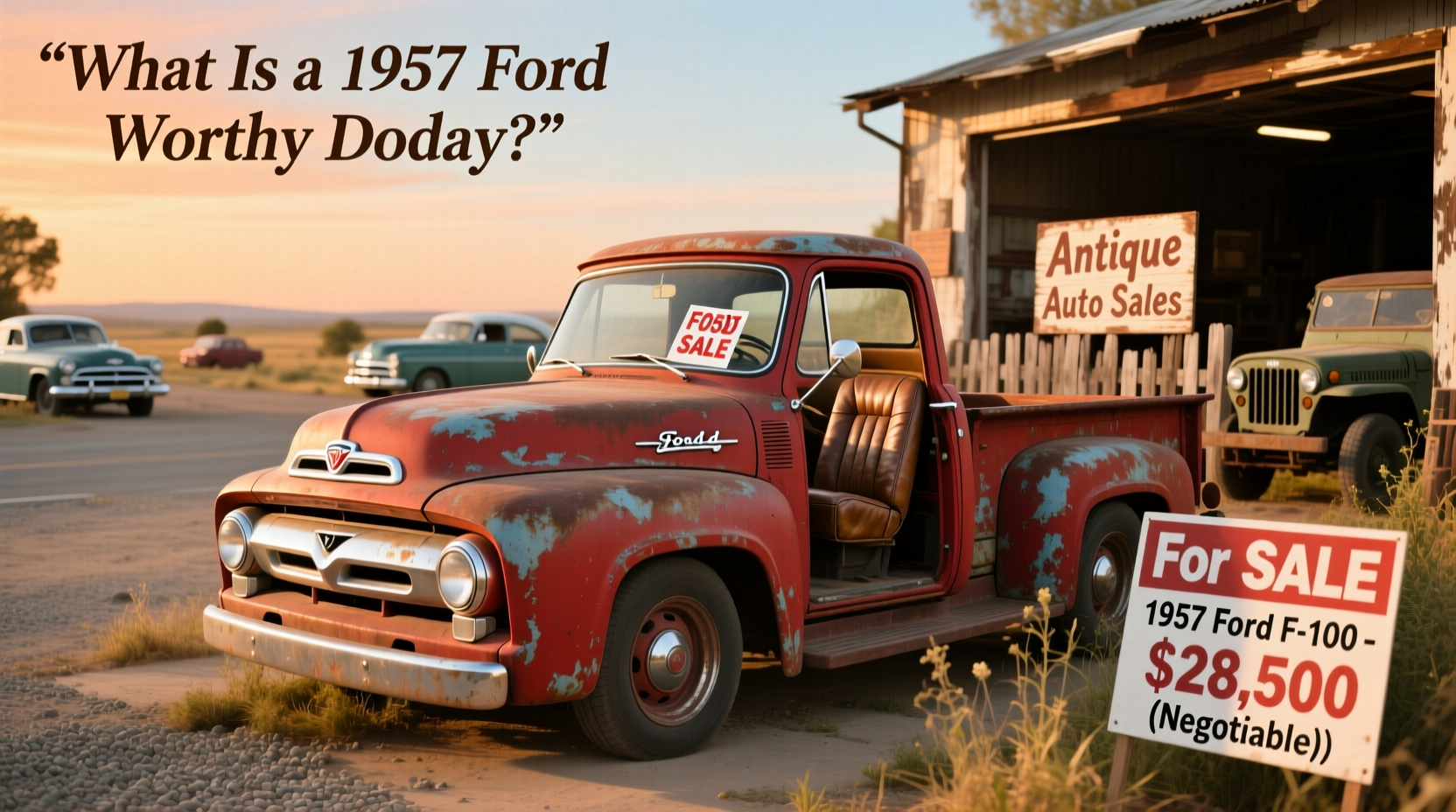 1957 ford f 100 buying guide value where to buy