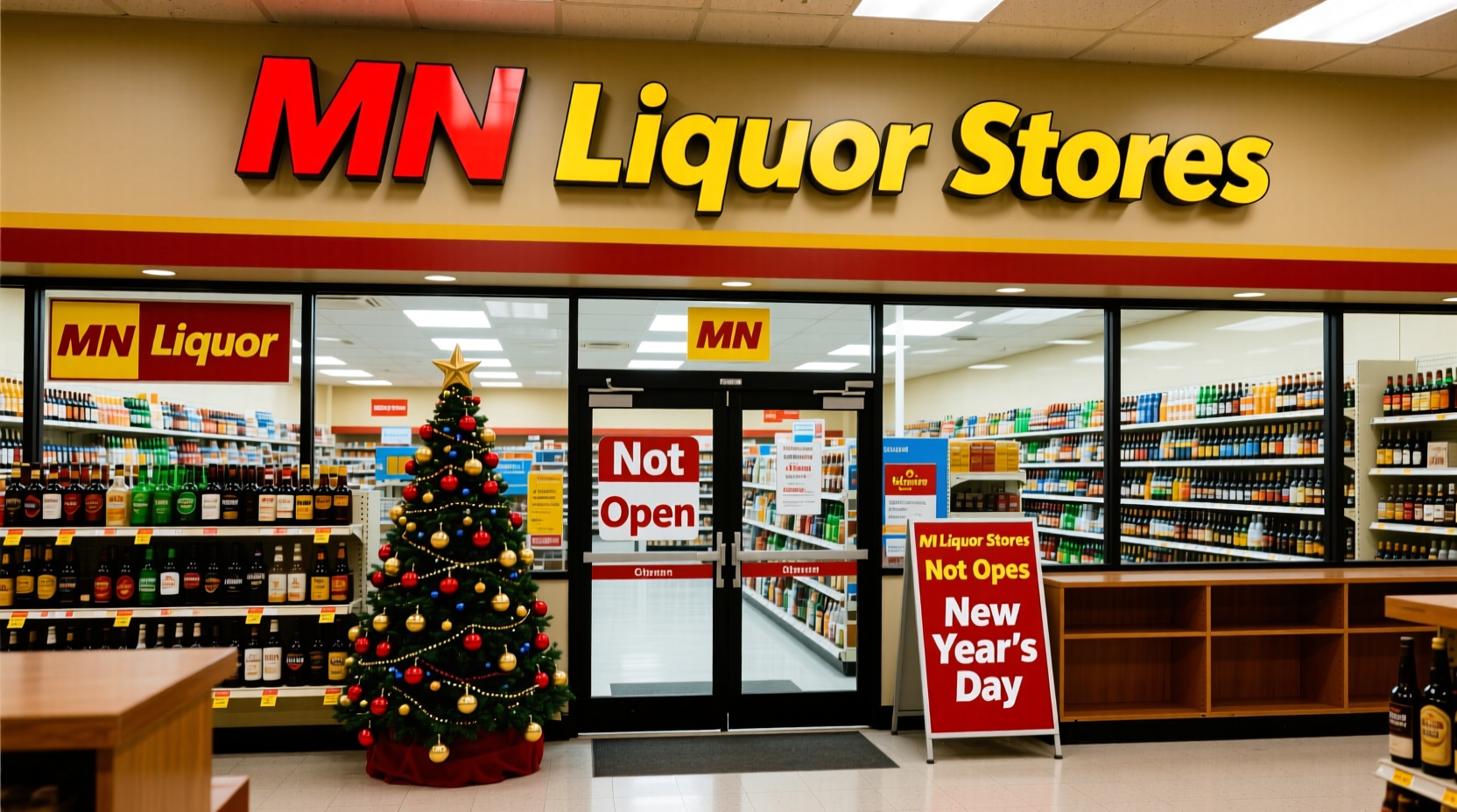 are mn liquor stores open on new year day