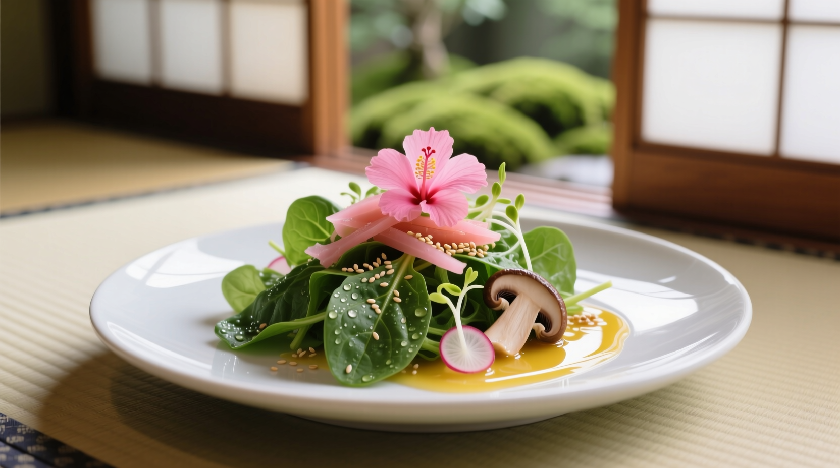 japanese spinach salad