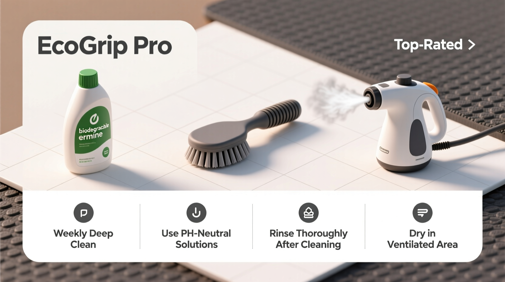 effective methods and products for the best way to clean rubber gym mats