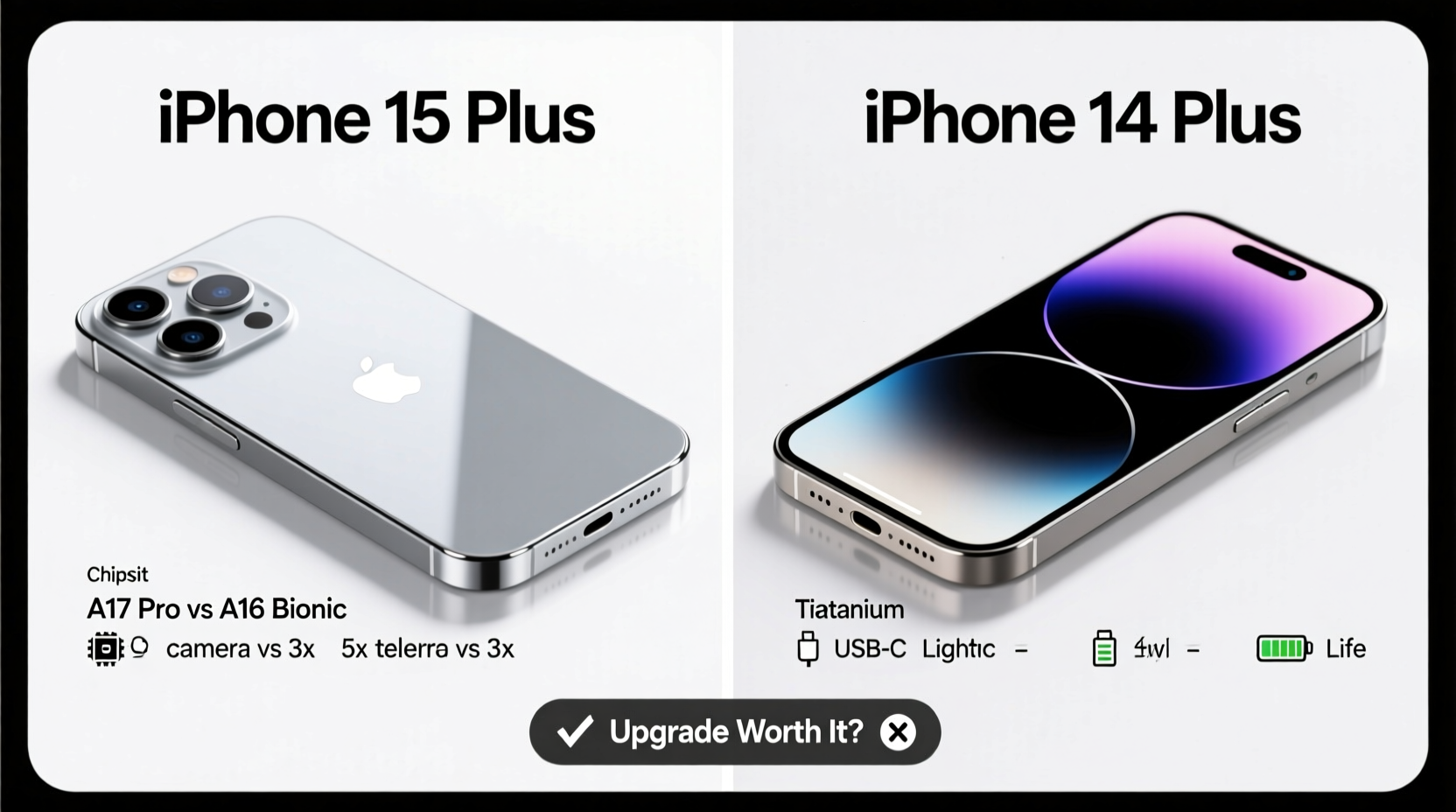 iphone 15 plus vs 14 plus is the upgrade really worth it 14