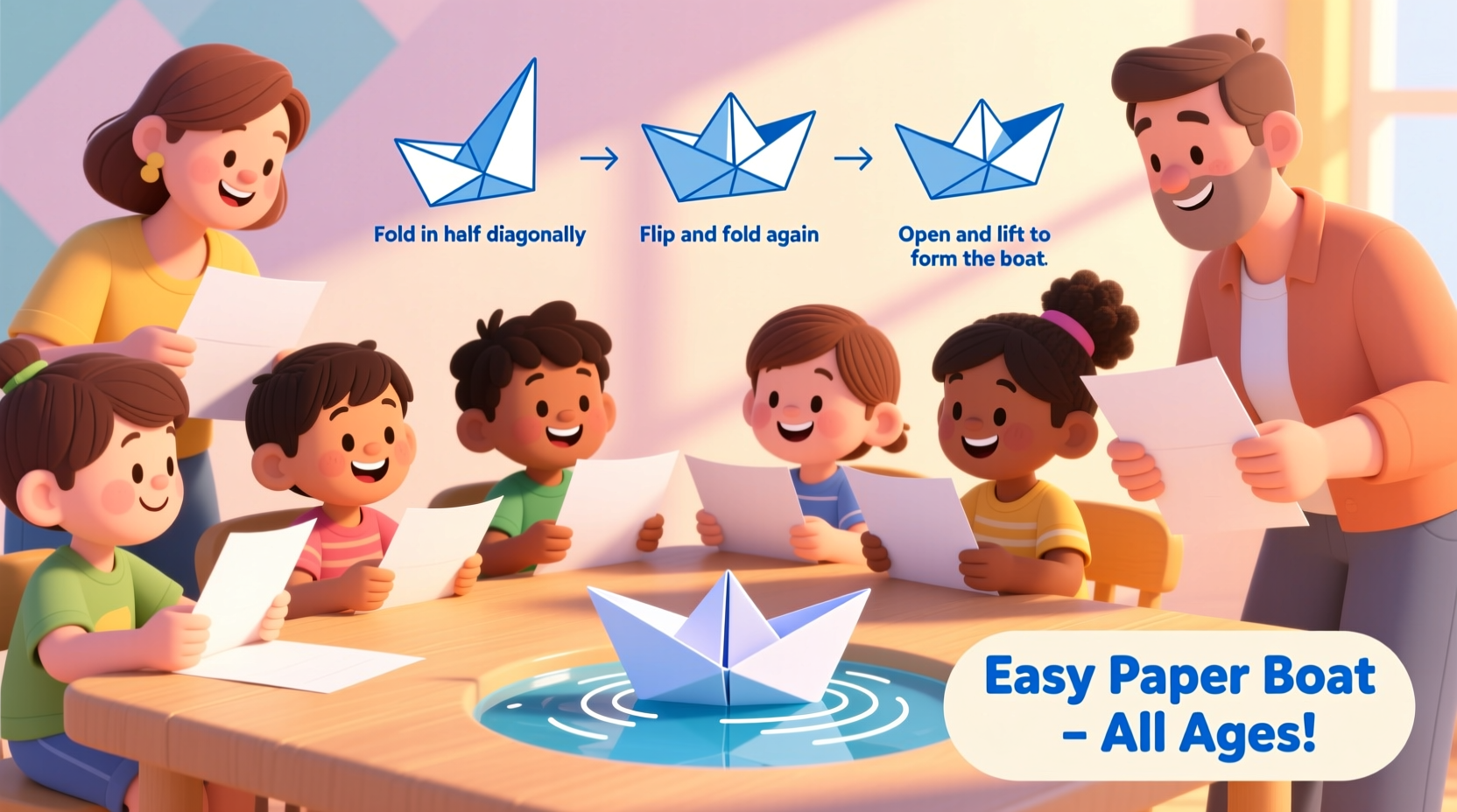mastering the art of making a paper boat with an a4 sheet easy instructions for all ages