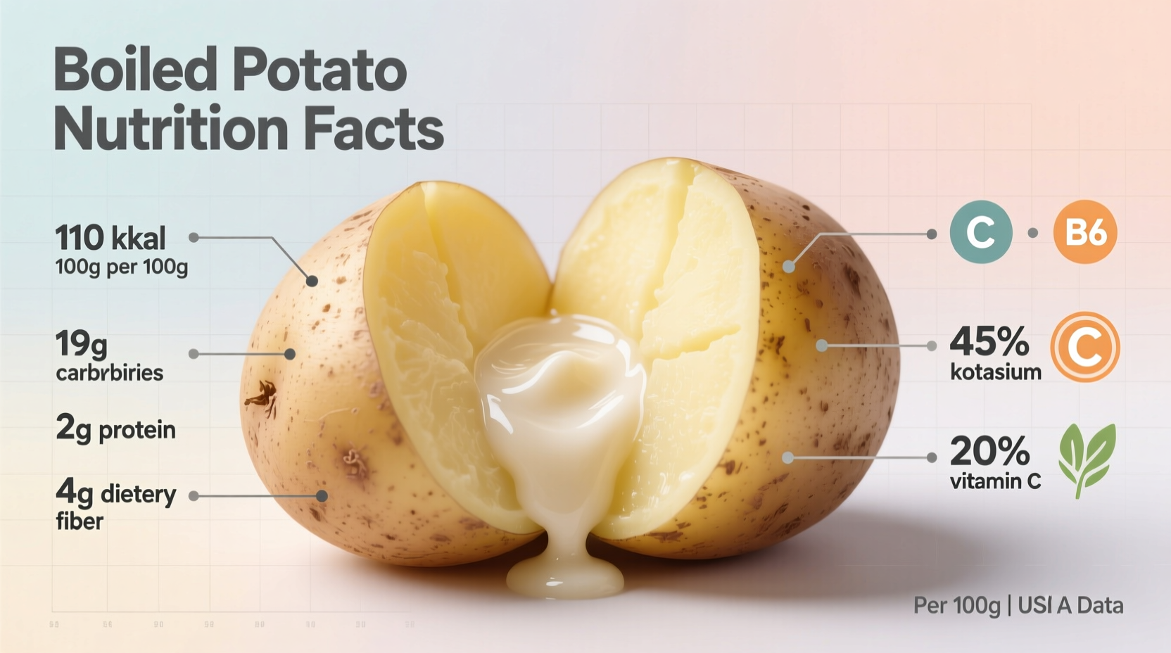 boiled potato nutrition