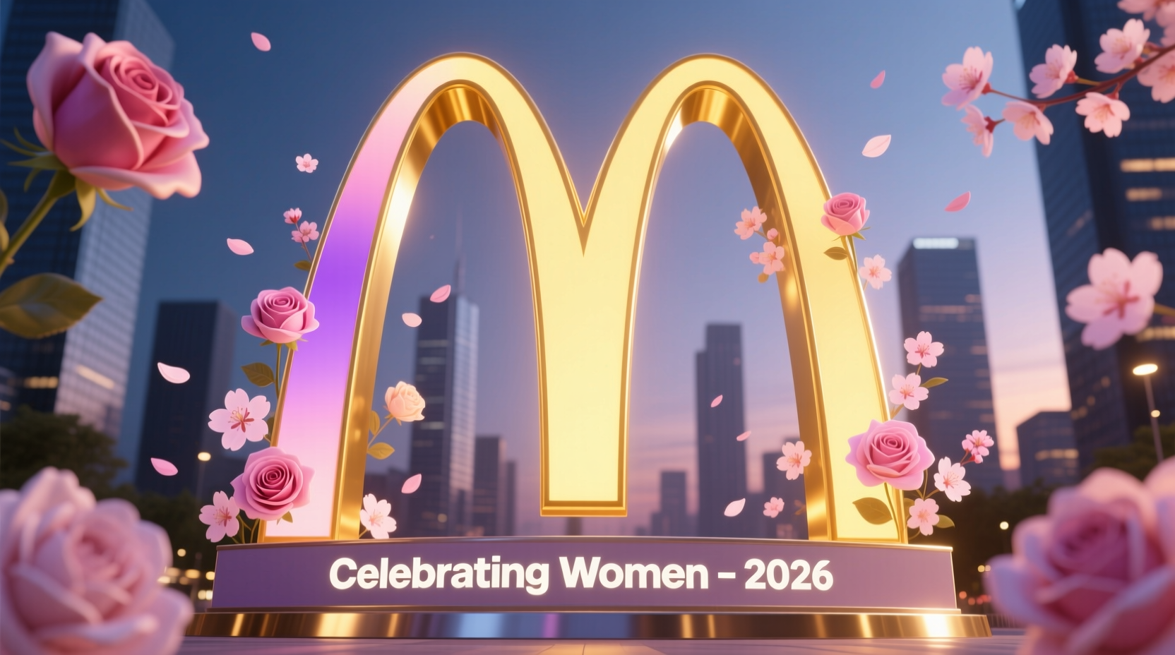 mcdonalds arches for womens day